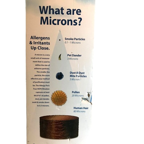 Allergy Pro Professional Air Purifier With True HEPA Filtration - Captures Polle - Picture 2 of 15